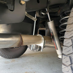 COROTC threaded rod close-up showing M10 thread for precise length adjustment