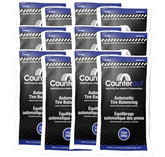 Counteract front packaging showing twelve 12oz bead bags for easy installation and balance