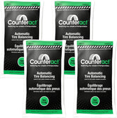Counteract front packaging showing four 4oz bead bags and valve parts, easy install benefit