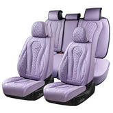 Coverado front seat full view showing purple finish and upgraded look