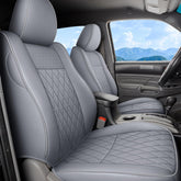 Coverado front seat full-set installed in Tacoma, protects upholstery