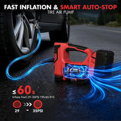 CRAFTCISION hose and three nozzle adaptors for versatile inflation tasks