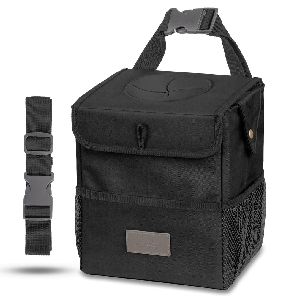 Creathing Touring front view showing durable exterior and secure lid benefit tidy cabin