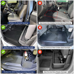 CreekT front passenger mat fitted flush for improved cleanliness