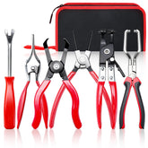 Crizendo front packaging case showing all six pliers for organized storage