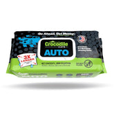 Crocodile Cloth front pack showing 100-count label and benefits