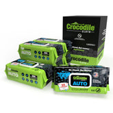 Crocodile Cloth front packaging showing six tubs and product count benefit