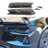 crosselec front view on Corvette C8 showing sleek smoked taillights and enhanced styling