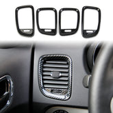 crosselec front dashboard vent trim installed showing refined styling and contrast