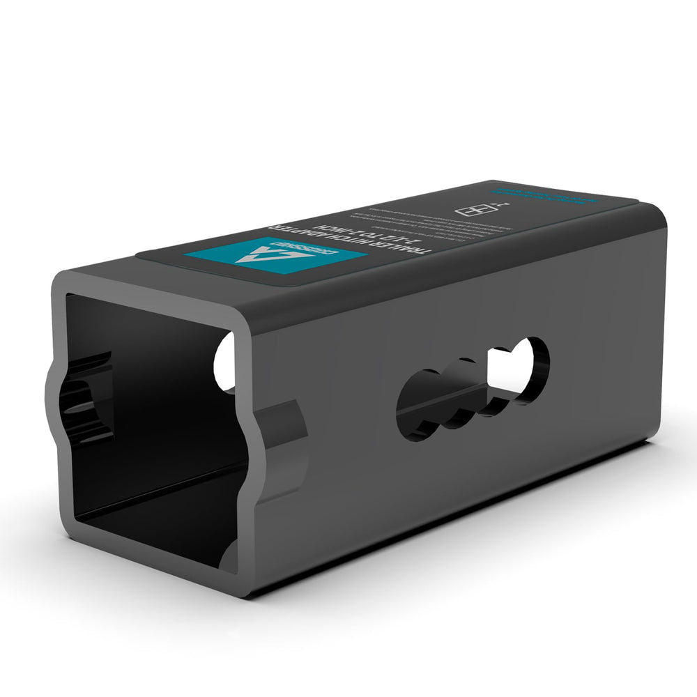 CROSSHIP front view of 2.5 to 2 inch adapter showing fit and finish for easy conversion