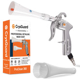 CrysGuard ProClean 360 front view showing ergonomic handle and nozzle for precise cleaning