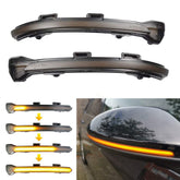 csslyzl front view installed mirror indicator showing modern look and improved visibility