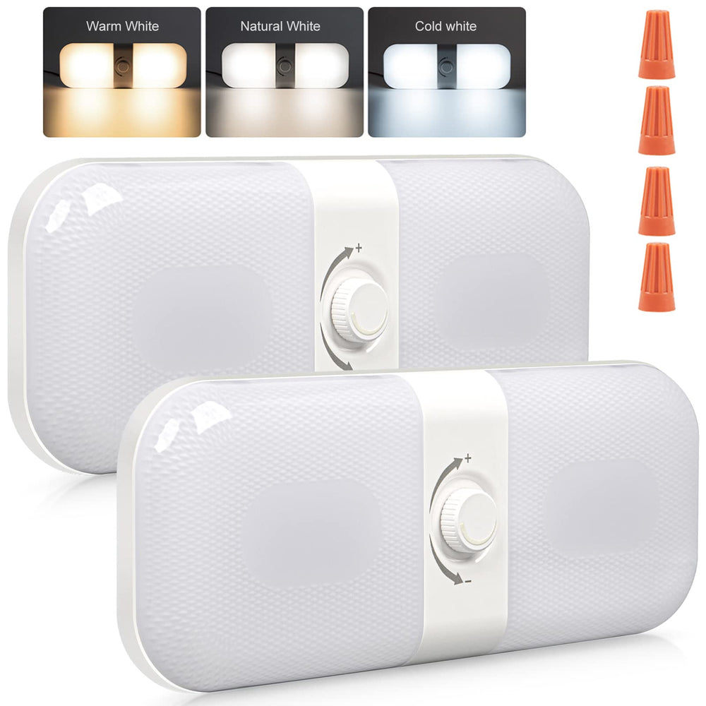 CT CAPETRONIX front view ceiling light showing low-profile design and bright coverage