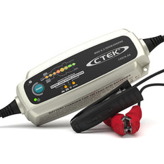 CTEK 4.3 front view showing compact design and status lights for easy monitoring