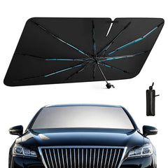 Ctinlov front packaging showing windshield sunshade protecting interior