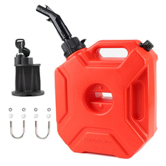 CUCNEXT front view of red 5L tank showing mounting bracket and lock benefit secure storage