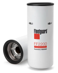 Cummins Fleetguard FF2200 front view showing label and secure fit benefit
