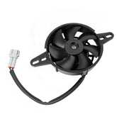 CuraceQ front view of 4-inch fan showing compact airflow design and fit