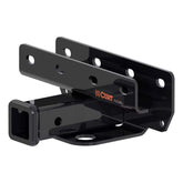 CURT 13392 front mounted overview showing robust receiver and clean OE look
