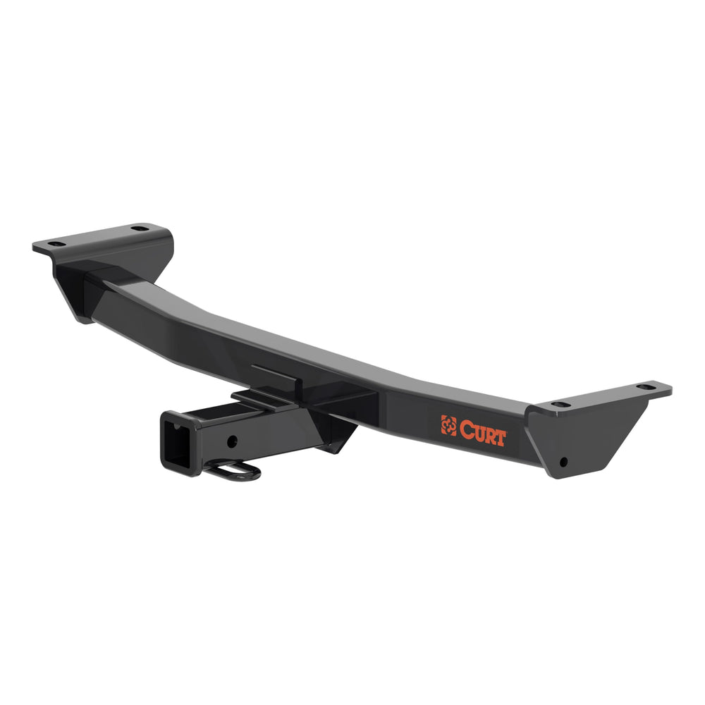 CURT 13607 front view showing 2-inch receiver and clean mounting fit