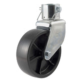 CURT 28276 front view showing bracket and poly wheel for easy maneuvering