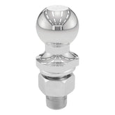 CURT 40002 front view showing chrome finish and stamped size for precise fit