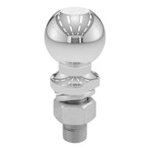 CURT 40007 front view showing chrome finish and ball profile for durability