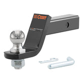 CURT 45055 front view showing assembled loaded ball mount ready to tow