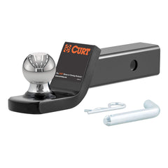 CURT 45134 front view showing welded 2" ball and shank for secure towing