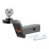 CURT front view of 45155 Fusion ball mount showing ready-to-tow design and strength