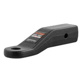 CURT 45456 front profile showing robust forged shank and ball hole for secure towing