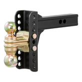 CURT 45900 front view showing dual balls and sturdy build for versatile towing