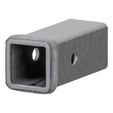 CURT 49060 front view showing 2x2 opening and pre-drilled pin hole for versatile use