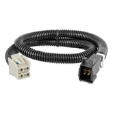 CURT 51452 front connector showing vehicle plug and quick benefit of easy installation