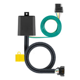 CURT 56420 front connector showing 4-way flat output and quick hookup benefit
