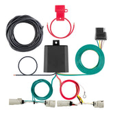 CURT front connector showing plug and secure fit for easy installation