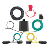 CURT front connector showing plug face and secure fit benefit