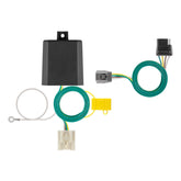 CURT front connector showing 4-way flat socket and secure connection benefit