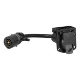 CURT 57003 front connector showing blade ends and secure fit benefit