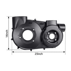 CUSAUTV side profile of the X3 clutch cover highlighting contour for airflow