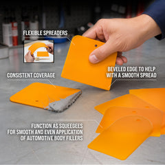 Custom Shop size comparison of 4, 5, and 6 inch spreaders for correct selection