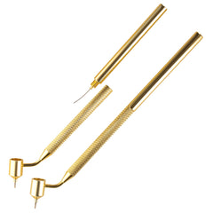 Custom Shop front view of both pens showing metal bodies and caps, ideal for durable control