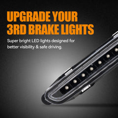 Cxdar side profile mounted on Charger demonstrating low-profile, OEM look