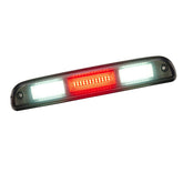 Cxdar front assembly view showing full brake light fit and durable design