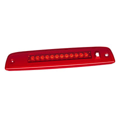 Cxdar front assembly view showing red LED lens and benefits