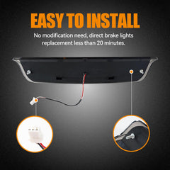 Cxdar installed on Nissan Titan cab illustrating enhanced rear signaling