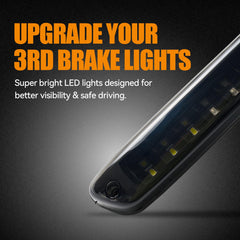 Cxdar dual-row LED array detail showing brighter signaling benefit
