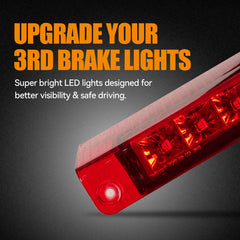 Cxdar dual-row LED close-up showing bright diodes for clearer signaling