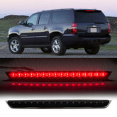 Cxdar front view of third brake light showing mounting and sleek black housing for easy replacement