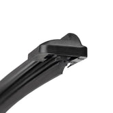 CYBERBEANS front packaging for Tesla Model Y wipers showing sizes and top-lock fit benefits